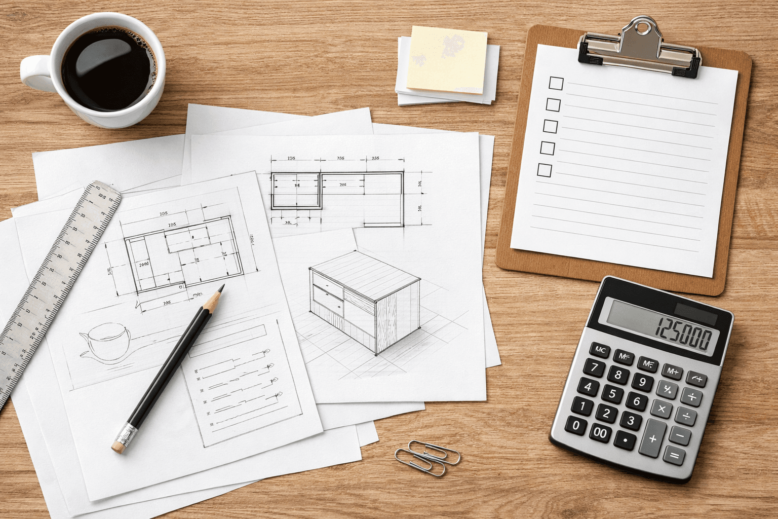 Poptávka - dokumenty na stole