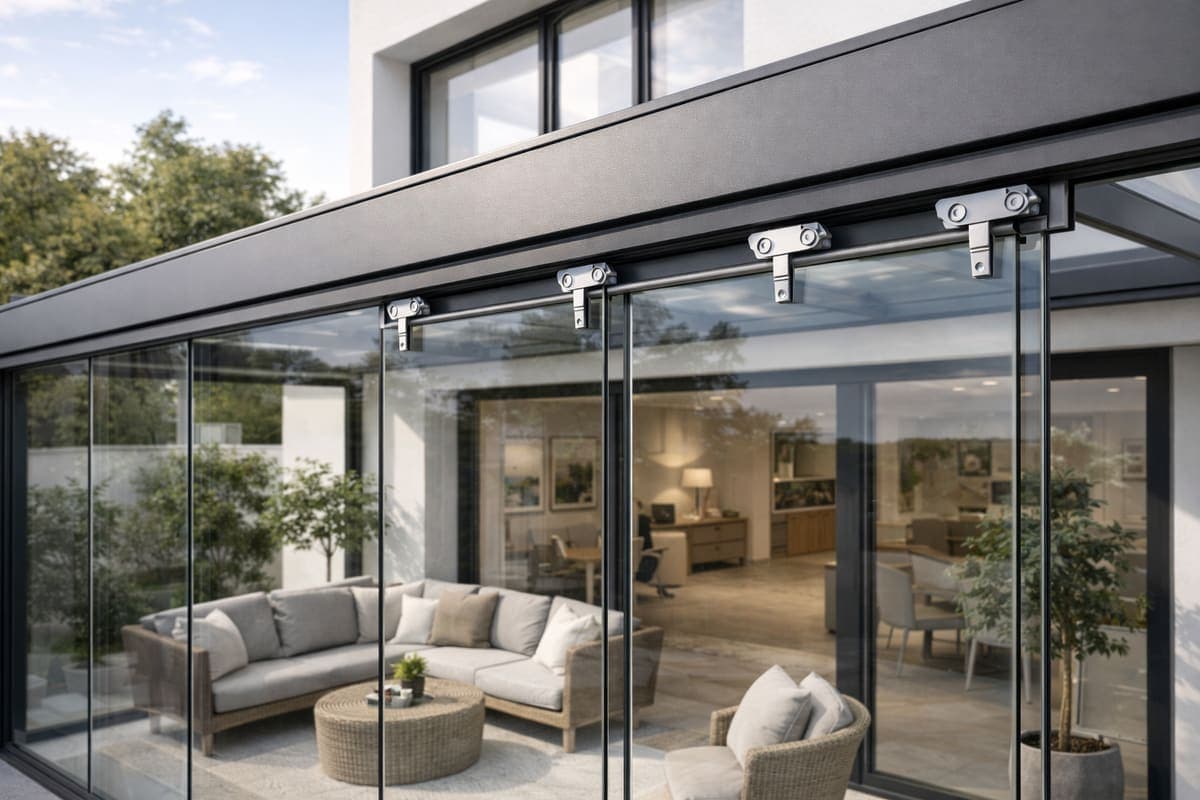 Pergola se sklem